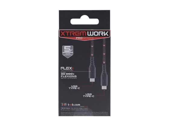 1 XTREM WORK Câble USB-C vers USB-C 3.1 - 1m