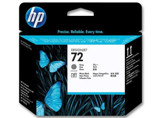 1 HP 72 tête d'impression noir et gris C9380A