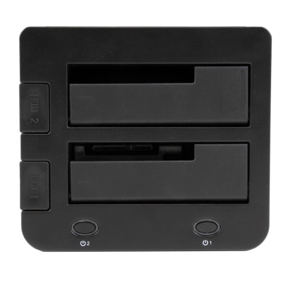 StarTech.com Dock Disque Dur USB 3.0 2 Baies, Docking Station SATA/IDE - Contrôleur de stockage - 2.5", 3.5" - ATA / SATA 6Gb/s - USB 3.0 - noir - pour P/N: SVA12M5NA