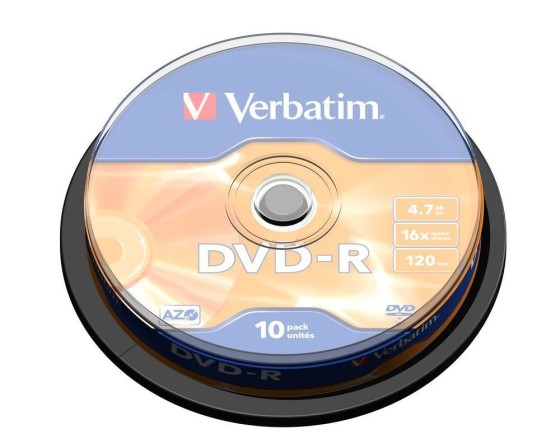 Verbatim DVD-R Matt Silver 4,7 Go 10 pièce(s)