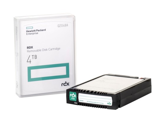 HP RDX 4TB Removable Disk Cartridge Cartouche RDX 4 To