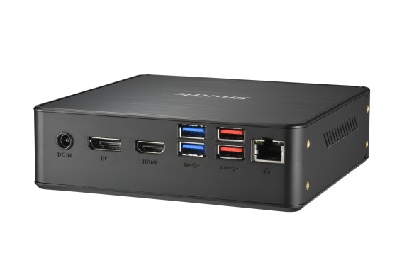 Shuttle XPC nano NC40U7 - Barebone - mini PC 1 x Core i7 1255U / jusqu'à 4.7 GHz - RAM 0 Go - UHD Graphics 620 - Gigabit Ethernet - noir