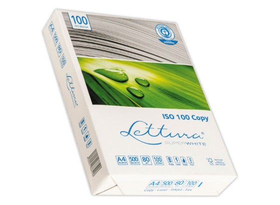 1 Palette de 240 Papier Lettura A4 80G 100% recyclé blancheur 135 CIE