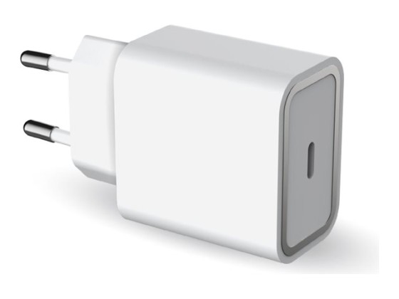 Force Power Lite - Adaptateur secteur - 100 % plastique recyclé, garantie à vie - 30 Watt - PD (24 pin USB-C) - blanc