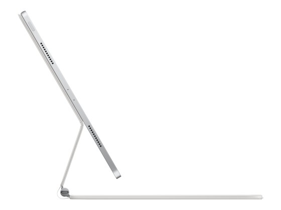 Apple Magic Keyboard - Clavier et étui - avec trackpad - rétroéclairé - Apple Smart connector - US - blanc - pour 12.9-inch iPad Pro, 13-inch iPad Air