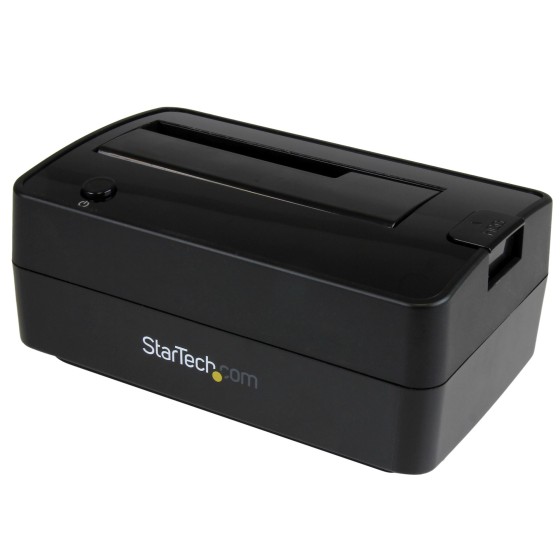 StarTech.com Station d'accueil USB 3.1 (USB-A, USB-C) ou eSATA pour disque dur / SSD SATA de 2,5"/3,5" - Câbles USB-A et USB-C intégrés - Station d'accueil HDD - baies : 1 - 2.5", 3.5" - SATA 6Gb/s - eSATA, USB 3.1 (Gen 2) - noir
