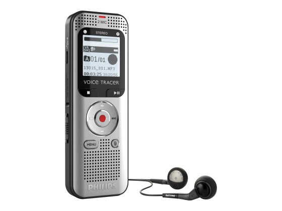 1 Enregistreur audio DVT2015 PHILIPS gris