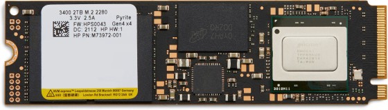 HP - SSD - 2 To - interne - M.2 2280 - PCIe 4.0 x4 (NVMe)
