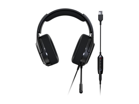 Acer Predator Galea 365 (PHW210) - Micro-casque - canal 7.1 - circum-aural - filaire - USB, jack 3,5mm - noir