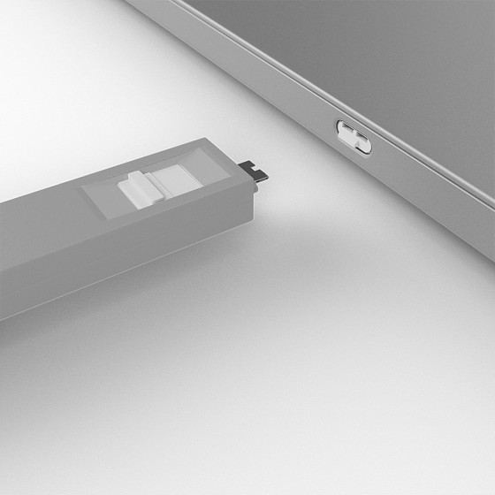 LINDY USB Type C Port Blocker Key - Pack of 4 Blockers White