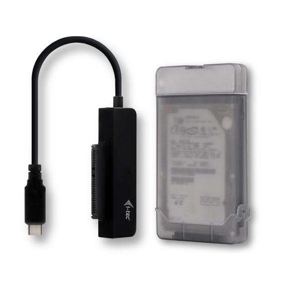 I-TEC USB-C Advance My Safe Easy Case 6.4cm 2.5p external hard disk case for SATA HDD SSD USB-C 3.1 10Gbps compatible with TB3
