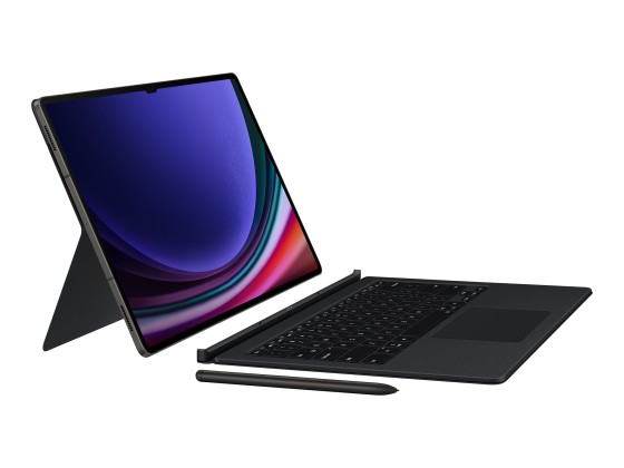 Samsung EF-DX915 - Clavier et étui (couverture de livre) - avec pavé tactile - rétroéclairé - POGO pin, Bluetooth - noir clavier, noir étui - pour Galaxy Tab S9 Ultra