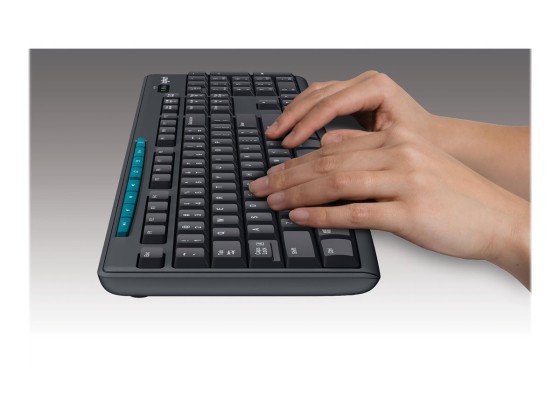 Logitech Wireless Keyboard K270 clavier Maison RF sans fil AZERTY Français Noir