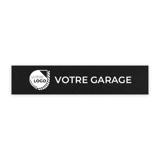 CACHE PLAQUE A PERSONNALISER - PVC + CROCHETS - 52x11cm VENDU EN LOTS