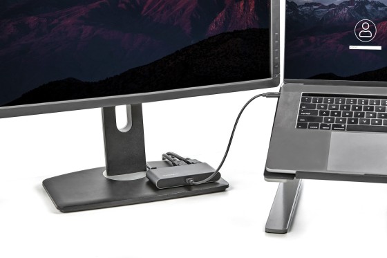 StarTech.com Mini Dock Thunderbolt 3 - Station d'Accueil TB3 à Double Écran - DisplayPort 4K 60Hz - 1x USB-A (3.2) & GbE - Câble 28cm - Adaptateur Multiport pour PC Portable - Mac/Windows (TB3DKM2DPL) - Station d'accueil - Thunderbolt 3 - 2 x DP - 1GbE