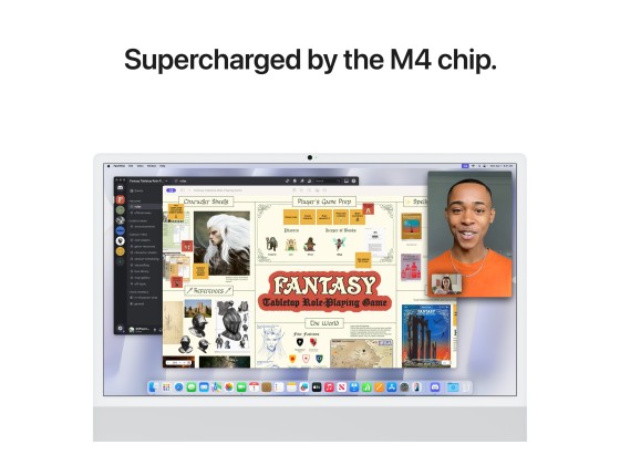 Apple iMac with 4.5K Retina display - Tout-en-un M4 - RAM 16 Go - SSD 256 Go - Apple M4 10-core - Gigabit Ethernet, IEEE 802.11ax (Wi-Fi 6E), Bluetooth 5.3 - macOS Sequoia 15.0 - moniteur : LED 24" 4480 x 2520 (4.5K) - clavier : Français - argent