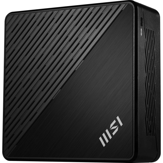 MSI Cubi 5 12M 003BEU - Barebone - mini PC 1 x Core i3 1215U - RAM 0 Go - Carte graphique Intel Iris Xe - IEEE 802.11ax (Wi-Fi 6E), Bluetooth 5.3, Gigabit Ethernet, 2.5 Gigabit Ethernet - noir