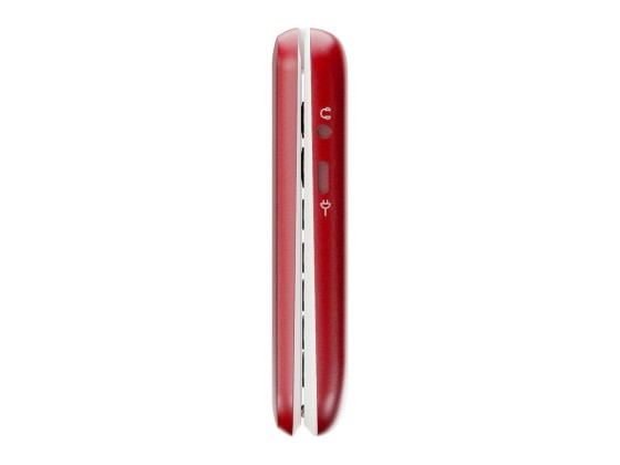 DORO 2820 - 4G téléphone de service / Mémoire interne 17 Mo - microSD slot - 320 x 240 pixels - rear camera 0,3 MP - rouge