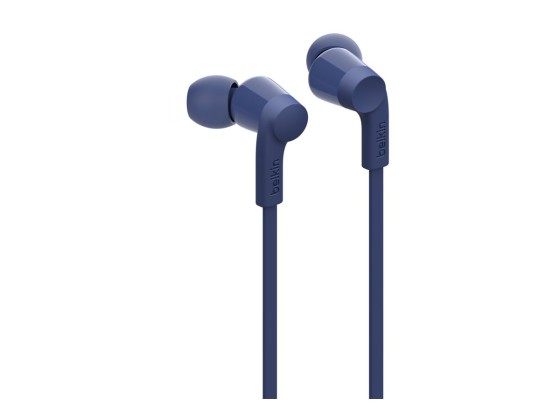 BELKIN USB-C EARBUDS W/ ADJUSTABLE VOLUME LIMITER BLUE