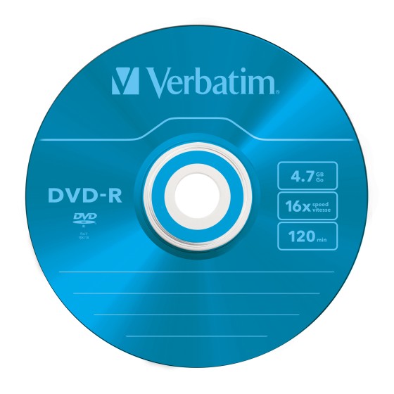 DVD-R/4.7GB 16xspd Colour 5pk SlimCase