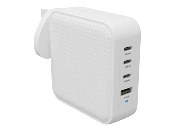 TARGUS Hyper HyperJuice 100W USB-C GaN Travel Charger 3C+1A - White