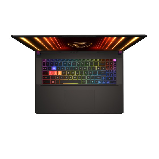 MSI Vector 17 HX AI A2XWIG-010FR Intel Core Ultra 9 275HX Ordinateur portable 43,2 cm (17") Quad HD+ 32 Go DDR5-SDRAM 2 To SSD NVIDIA GeForce RTX 5080 Wi-Fi 7 (802.11be) Windows 11 Home Gris