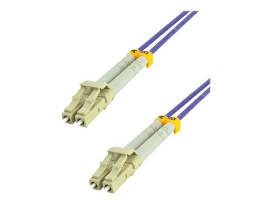 MCL Jarretière optique OM4 duplex 50/125 multimode OD 2 - LC / LC 5m