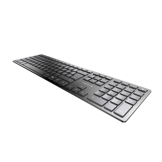 CHERRY KW 9100 SLIM Wireless Keyboard USB and Bluetooth black rechargeable (FR)