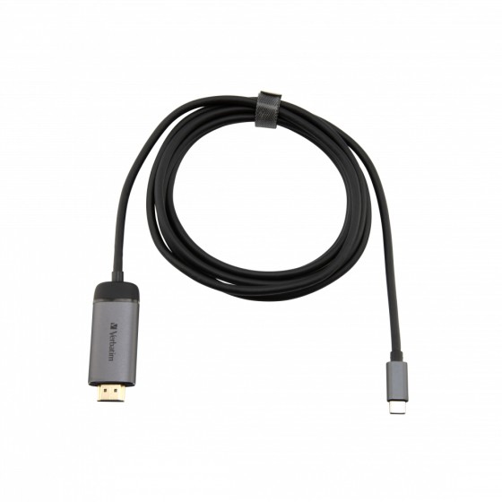 Verbatim - Câble vidéo/audio - 24 pin USB-C mâle pour HDMI mâle - 1.5 m - support 4K
