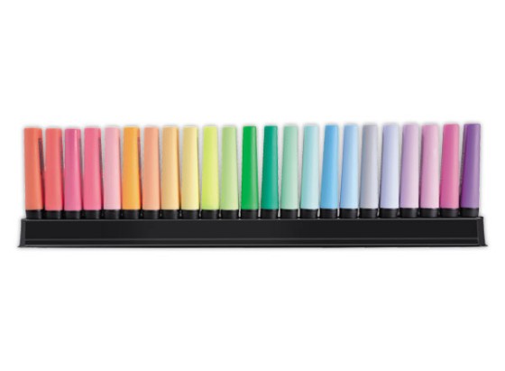 1 Boite de 23 Surligneurs STABILO Boss Original + support de bureau