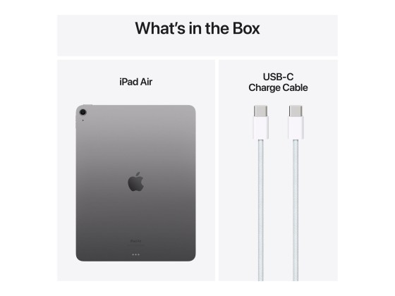 Apple 13-inch iPad Air M2 Wi-Fi - Tablette - 256 Go - 13" IPS (2732 x 2048) - gris sidéral