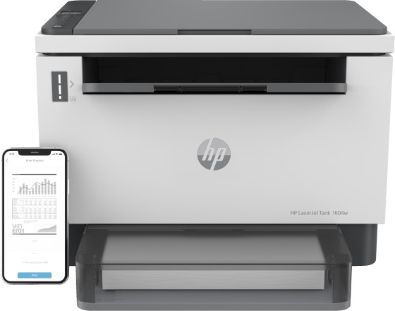 HP Imprimante LaserJet Tank MFP 1604w