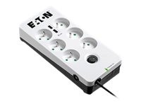 1 Parasurtenseur 6 prises + 2 ports USB