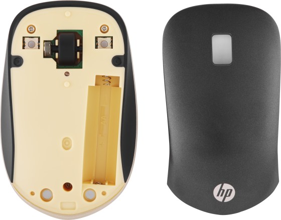 HP 410 Slim - Souris - droitiers et gauchers - 3 boutons - sans fil - Bluetooth 5.0 - argent cendré - pour Laptop 15, 15s