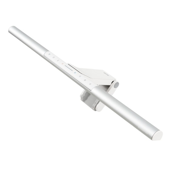 BenQ ScreenBar Pro - Lampe de lecture sur écran - LED - système de fixation avec pince - 8.5 W - blanc froid/blanc chaud/lumière blanche neutre - 2700-6500 K - argent