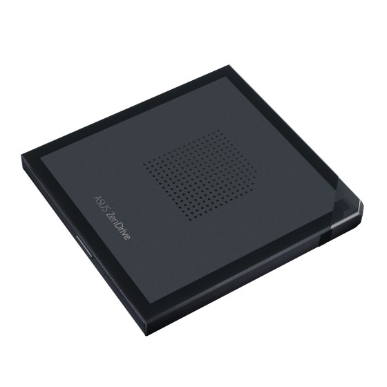 ASUS ZenDrive V1M USB-C external DVD Writer with built-in cable-storage design M-DISC support Backup SW Black