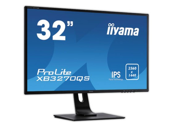 iiyama ProLite XB3270QS-B5 écran plat de PC 80 cm (31.5") 2560 x 1440 pixels Wide Quad HD LED Noir
