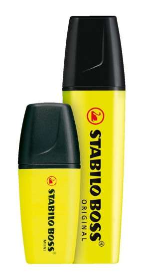 1 Lot de 5 surligneurs STABILO Boss Mini