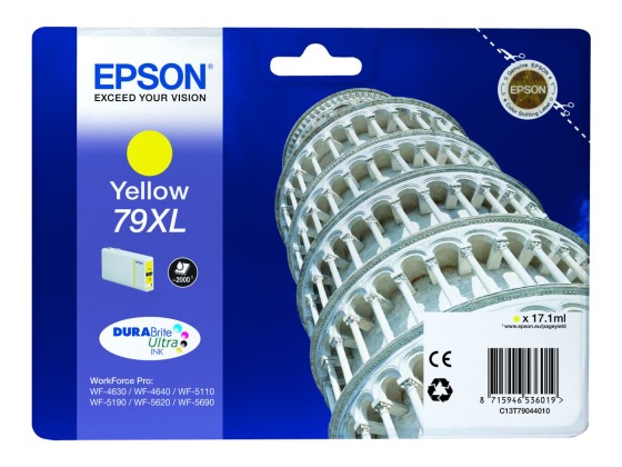 Epson Tower of Pisa Encre Jaune "Tour de Pise" XL (2 000 p)