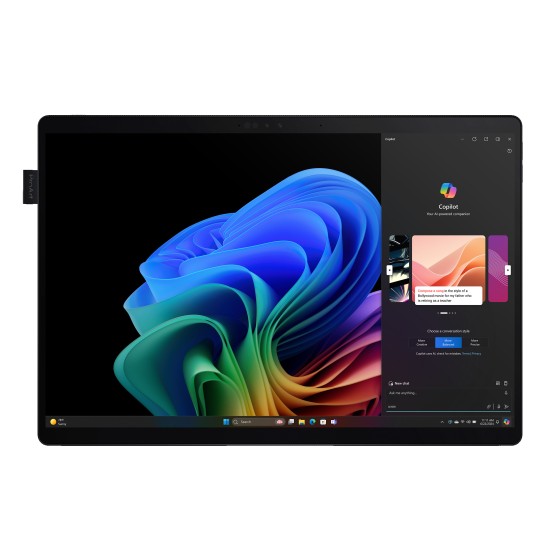 ASUS ProArt PZ13 OLED HT5306QA-LX006X - Tablette - avec clavier détachable - Snapdragon X Plus - X1P-42-100 / jusqu'à 3.4 GHz - Win 11 Pro - Qualcomm Adreno - 16 Go RAM - 1 To SSD NVMe - 13.3" OLED écran tactile 2880 x 1800 (3K) - Wi-Fi 7, Bluetooth - noi