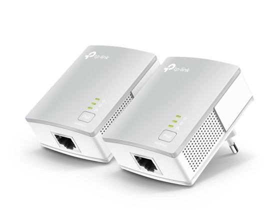 TP-LINK 500Mbps Nano Powerline Adapter Starter Kit Homeplug AV Multistreaming Plug and play 500Mbps powerline data rate Twin Pack
