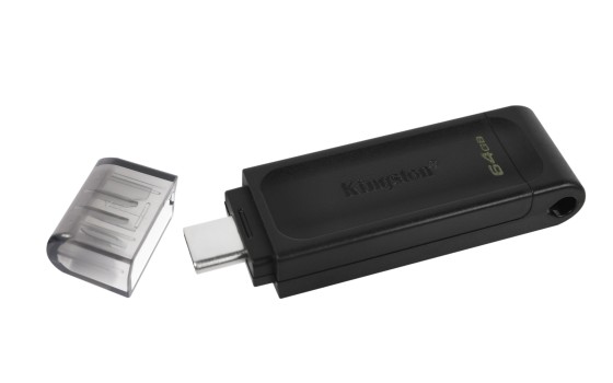 KINGSTON 64Go USB-C 3.2 Gen1 DataTraveler 70