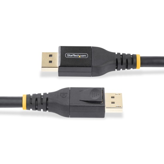 StarTech.com Câble DisplayPort 1.4 Actif, 15m, Certifié VESA/Câble DP 1.4 - Câble DisplayPort - DisplayPort (M) pour DisplayPort (M) - DisplayPort 1.4 - 15 m - câble en cuivre actif, actif, support 4K, support 8K - noir