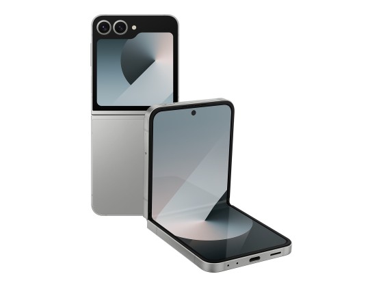Samsung Galaxy Z Flip6 - Enterprise Edition - 5G smartphone - double SIM - RAM 12 Go / Mémoire interne 256 Go - écran OEL - 6.7" - 2640 x 1080 pixels (120 Hz) - 2x caméras arrière 50 MP, 12 MP - front camera 10 MP - ombre argentée