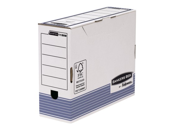 1 Lot de 10 Boîtes à archives automatiques Banker's box - Dos 10 cm