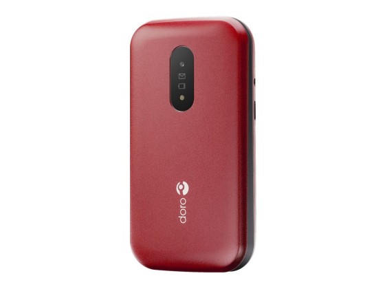 DORO 2820 - 4G téléphone de service / Mémoire interne 17 Mo - microSD slot - 320 x 240 pixels - rear camera 0,3 MP - rouge
