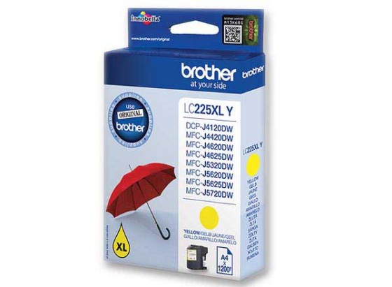 Brother LC225XLY ink cartridge 1 pc(s) Original