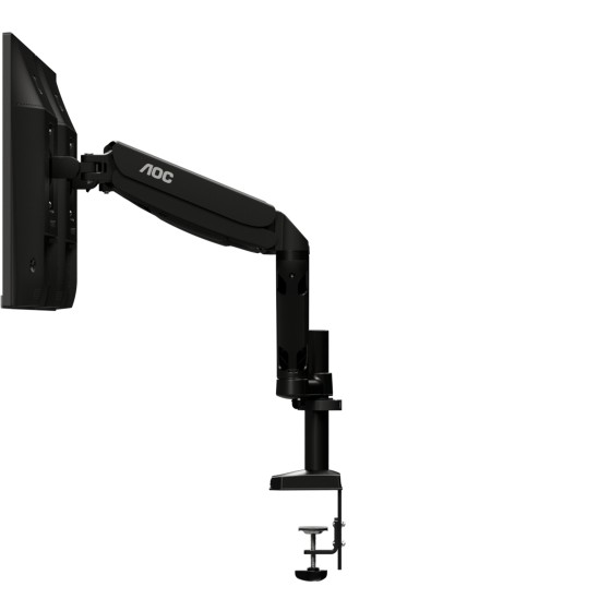 AOC AS110D0 bras réglable - pour 2 écrans LCD - alliage d'aluminium - Taille d'écran : jusqu'à 27 pouces - montrable sur bureau