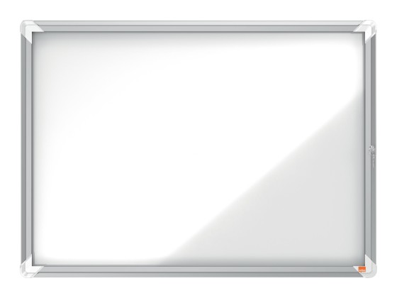 1 Vitrine d'extérieur 8xA4 PREMIUM PLUS Nobo magnétique -  Blanc