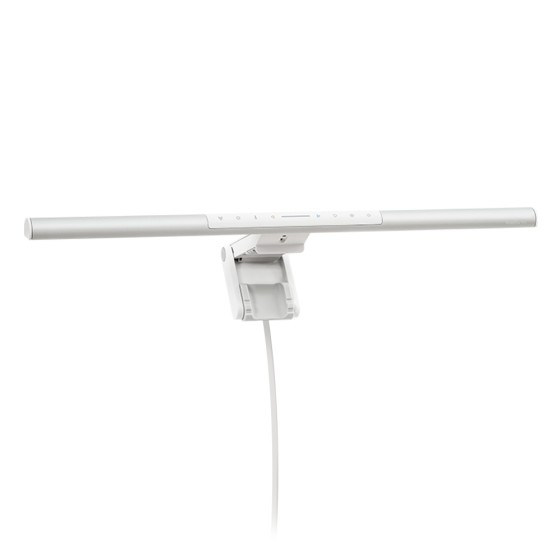 BenQ ScreenBar Pro - Lampe de lecture sur écran - LED - système de fixation avec pince - 8.5 W - blanc froid/blanc chaud/lumière blanche neutre - 2700-6500 K - argent